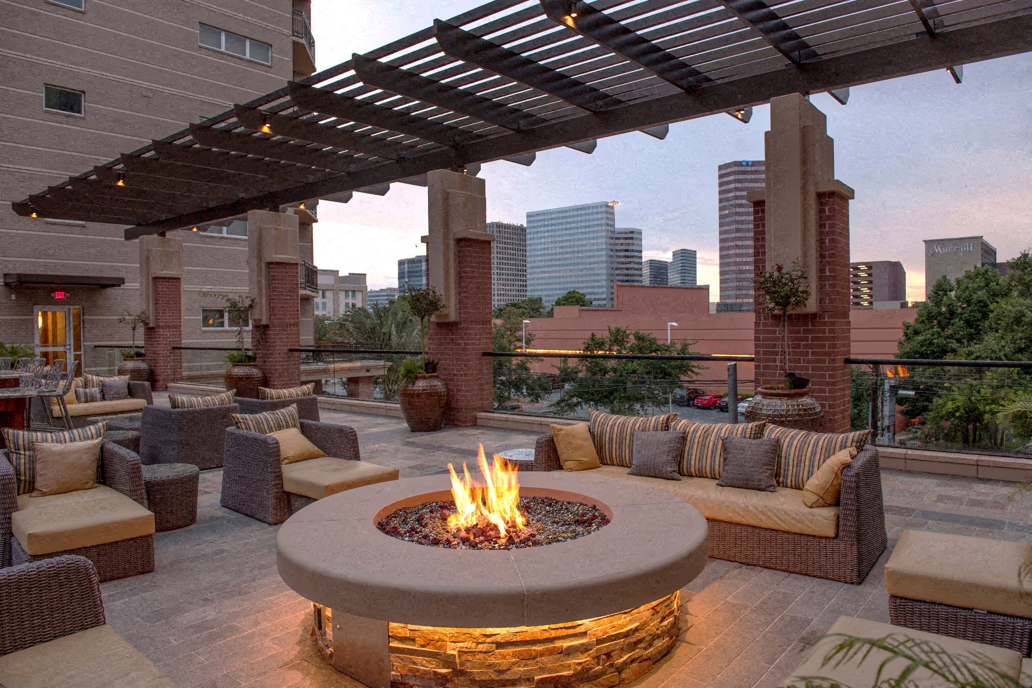 Rooftop Fireplace